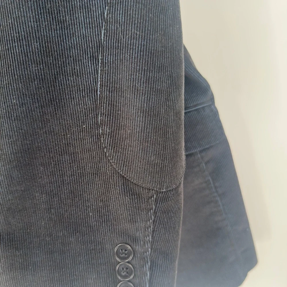 Pronto Uomo Blue Corduroy Blazer Jacket‎ Mens Size L - Casual Stylish Coat